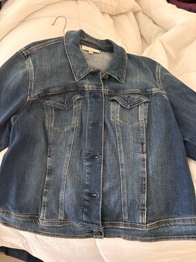 Lane Bryant Blue Denim Jean Jacket